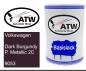 Preview: Volkswagen, Dark Burgundy P. Metallic 2C, 9053: 500ml Lackdose, von ATW Autoteile West.